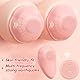 Qcpuuu Bruststimulatoren, Nippel Stimulator mit 10 Vibrationsmodi, Brustmassagegerät mit Klitoris Vibration für Frauen, Nippel Sauger Sexspielzeug für Intensive Stimulation