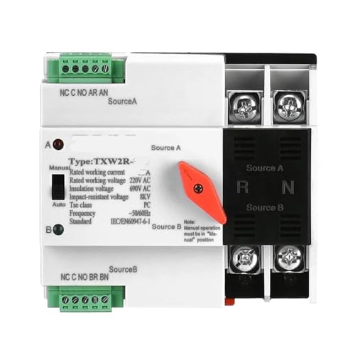 Commutateur de transfert automatique ATS 100A pour éviter les coupures de courant AC220V