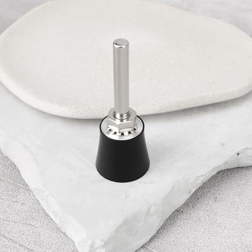 Briny River CD-Drehschloss, Messergriff, kompatibel mit 3M Ro-Loc, 20 x 30 x 57 mm, Schwarz, 4 Stück