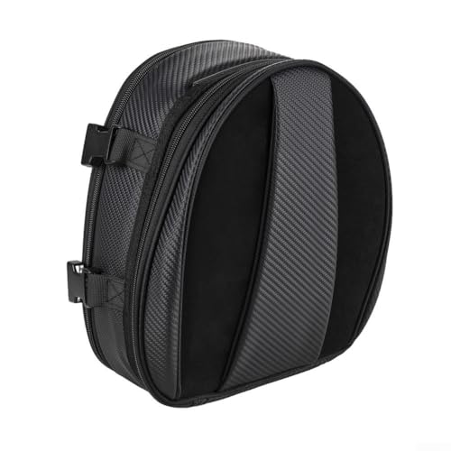 Sac de coffre arrière de moto en cuir PU imperméable et polyester - 6
