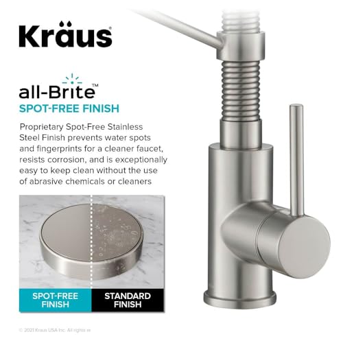 Kraus KFF-1610SFS Bolden 2-In-1 Commercial Style Pull-Down Single Handle Water Filter Kitchen Faucet thumb #4