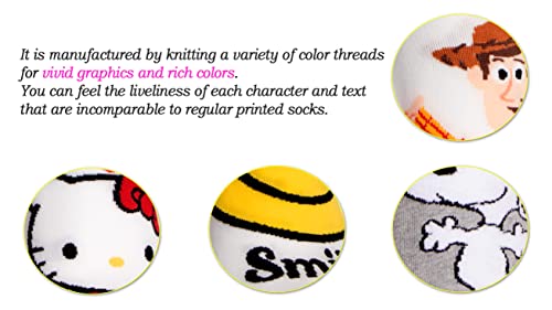 Kikiya Socks Smiley Face3