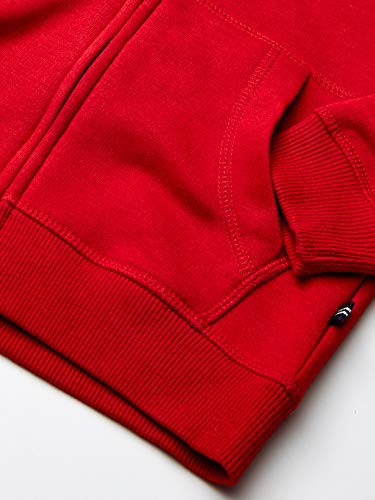 Nautica Boys' Big School Uniform Polar Fleece Zip-Up Hoodie, Open Red, Medium-10/12 #TOP1