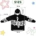 XMNYGJ Music Note Wearable Blanket Hoodie for Kids Oversized Print Sweatshirt Blanket With Pocket Hooded Warm Teen Wearable Blankets, One Size Fits All, Gifts for Kids, Boys, Girls