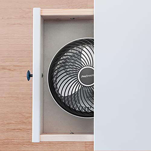 Pro Breeze Ultra Powerful Dc Air Circulator Fan - 8” Desk Fan Small Fans With Quiet Motor, 24 Speeds, 4 Operating Modes & 12 Hour Timer - Table Fan For Bedroom - White #TOP7