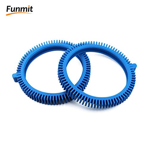 Funmit 896584000-143 Blue Front Tire Kit With Super Hump Replacement For Haywood Poolvergnuegen Select Pool Cleaners And Perfectly Compatible thumb #4