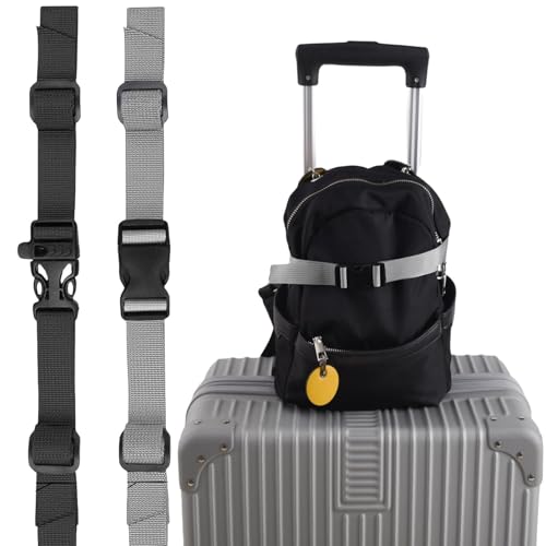 2 Pair Non-Slip Backpack Chest Strap,Chest Strap for Backpack,Rucksack Buckle Clips,Bag Belt Bumbag Carrying,Front Adult Backpcak,Pack Adjustable Clip, Extender Heavy-Duty Hiking,Security Performance