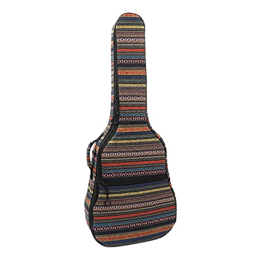 Compasty Housse pour guitare acoustique bohème rembourrée en mousse 101/104 cm avec protection du cou, double… - Les Beatles, Paul McCartney, John Lennon, RIngo Starr, George Harrison Compasty Housse pour guitare acoustique bohème rembourrée en mousse 101/104 cm avec protection du cou, double…