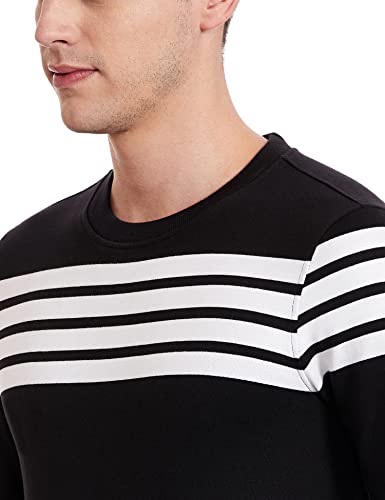 Image of Spykar Men's Cotton Round Neck Sweatshirt