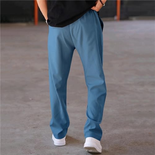 Thatrich Oversize Men's Sweatpant Straight Leg Relaxed Fit Trousers 2025 Fashion Casual Lightweight Workout Sports Pant Comfy3