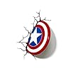 3D Light Fx Lampada LED 3D Philips-Scudo Capitan America-Marvel-Barcode 8718696124161/3181860101544, Multicolore, 26 x 15 x 13 cm