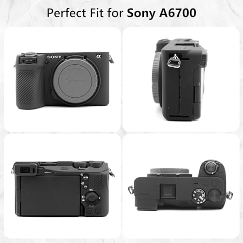 MUZIRI KINOKOO Silicone Case for Sony A6700, Soft Protective Case for Sony A6700/ Alpah 6700 Digital Camera - Image 2