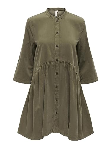 ONLY Women's ONLCHICAGO Corduroy Dress PNT NOOS Kleid Mini, Cub, M