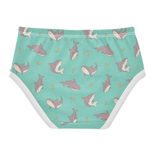 Girls' Underwear Sharks Cotton Stretch Comfort Toddler Panties2