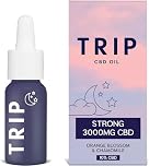 TRIP CBD Oil 3000mg (High Strength), Dream Drops, Vegan, 100% Natural, Flavoured CBD Oil Blended with MCT Coconut Oil - 30ML