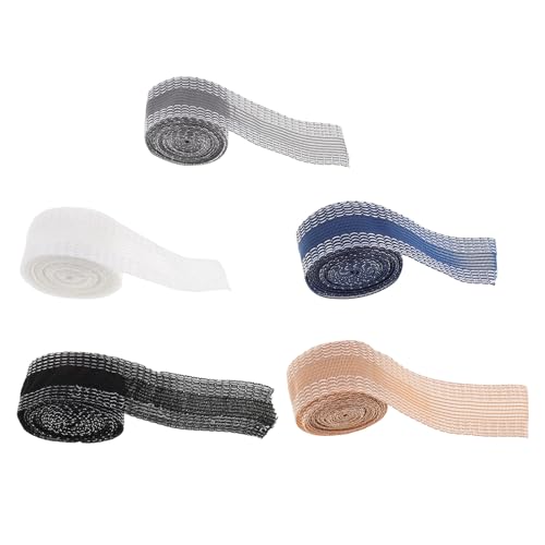 Hemobllo Ruban Adhésif pour Ourlet Pantalon 5 Pièces Bandes Thermocollantes pour Jeans et Pantalons Réglage Facile Longueur Ourlet Bricolage Maison