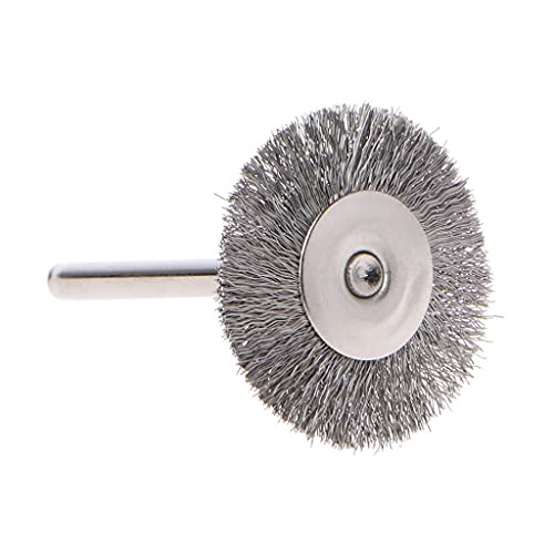 Outil rotatif for mini perceuse avec brosse roue acier 25mm pour enlever la rouille incrustée