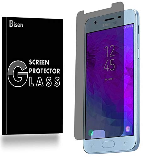 [BISEN] Fit for Samsung Galaxy J7 Crown, Samsung Galaxy J7 (2018) Privacy Screen Protector Tempered Glass, Anti-Spy Screen, Anti-Scratch, Anti-Shock, Bubble Free, Lifetime Protection & Replacement