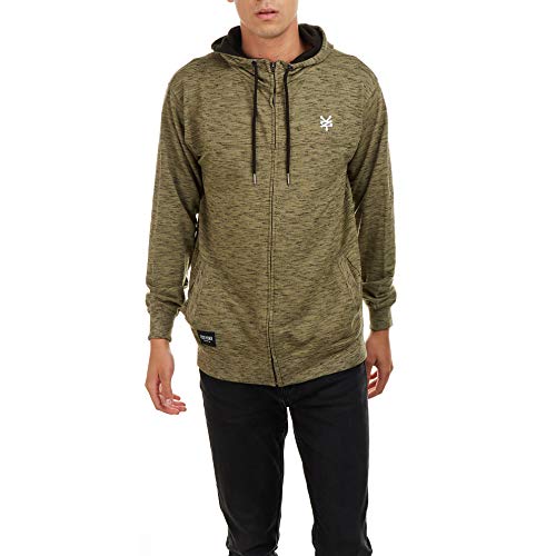 Zoo York Stockwell Capucha, Verde (Khaki Khaki), Small (Talla del Fabricante: Small) para Hombre