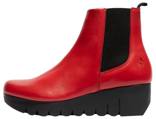 Fly London Women's Vaze177fly Ankle Boot, Red, 10