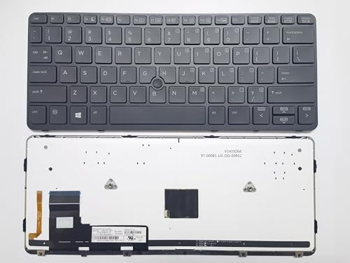 Clavier HP Elitebook 820 G2 avec rétroéclairage résolvant les pannes de touches
