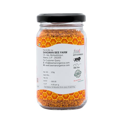 Image of Organic Bee Pollen 100% Pure & Raw | Natural Plant Based Protein | Rich in Minerals, Proteins, Vitamins and Anti-oxidants