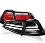SPEC-D TUNING Black Housing Clear Lens LED Bar Tail Lights Compatible with 2015-2017 Volkswagen Golf GTI Models, Left + Right Pair Assembly
