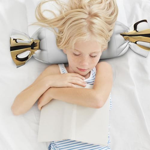 Almohada de espuma viscoelástica 62 cm x 25 cm negra miniatura 6