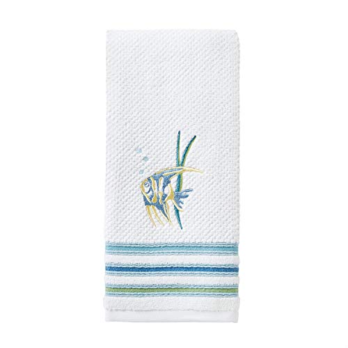 Essuie-mains aquarelle blanc SKL Home en coton de qualité supérieure