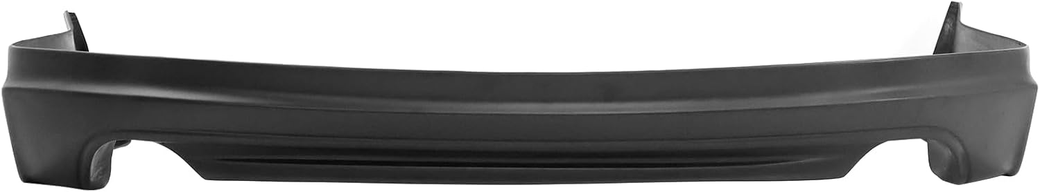 FREEMOTOR802 Rear Bumper Lip Fits 2008-2012 Honda Accord Sedan, Unpainted Black PU 1PC Rear Lip Spoiler Body Kit