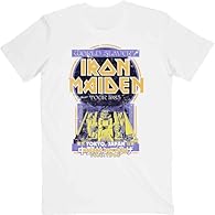 Rock Off officially licensed product Standard Unisex Sizing Soft-style cotton unisex t-shirt Do not tumble dry, machine wash at 30C Don't bleach, dry low, don't iron decoration.