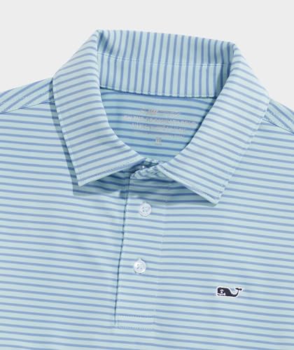 Image of Vineyard Vines Kids Bradley Stripe Sankaty Polo (Toddler /Little Kids /Big Kids)