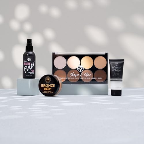 W7 The Fixer Matte Set - Matte Finish - 4Pcs - Bronze, Contour & Secure - Image 4