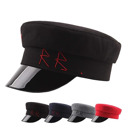 Dosomi Fashion Newsboy Cap For Womens Breathable Lady Fiddler Cap Retro Spring Bakerboy Cabbie Hat Gray #TOP7