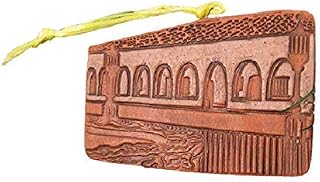 4" Christmas Tree Ornament San Fernando Rey de Espana California Mission Church Southwest Handmade Terracotta Clay Art Holiday Decor