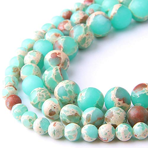 Perles Rondes En Serpentine Naturelle 4mm - Multicolores, Pour Création Bijoux, Neuf Sans Emballage