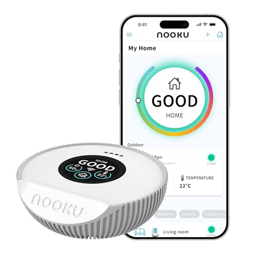 Moniteur de qualité de l'air intérieur capteur CO2 compact thermomètre hygromètre