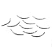 TOOGOO(R) 10 Tibet Silver Floral Curved Spacer Tube Beads 1.8x2" HOT