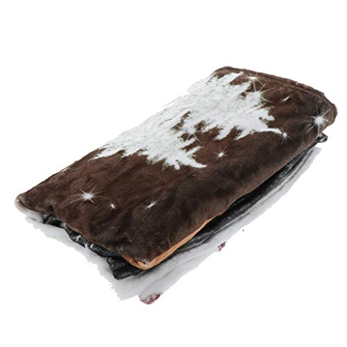 Cobertores de sofá e cama LOVIVER 3D Christmas Luxurious Throws de lã macia 80 x 150 cm, 4#