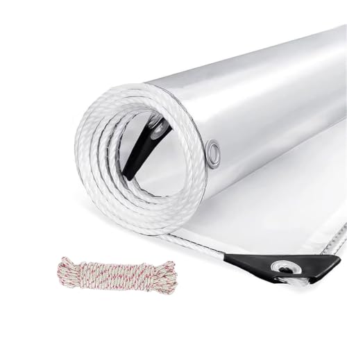 Bâche transparente imperméable et résistante en PVC 400g/m² - 2