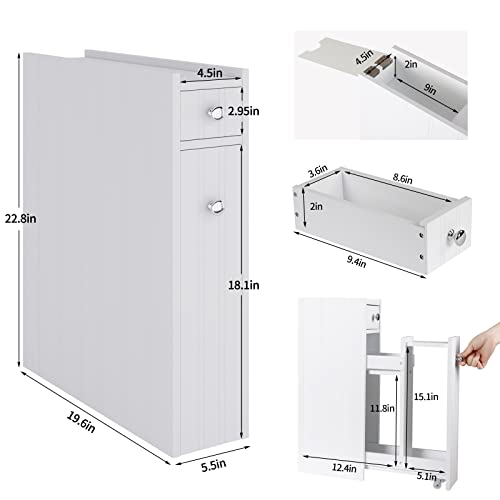 Armoire D'angle Rotative Pour Salle De Bain – 360°, 2 étagères, Blanche, Fixation Murale (Neuve)