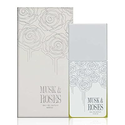 AHMED Musk & Roses 50mL Sensual Perfume for Women and Men with Sandalwood, Oud, Cedar Base blended with a Fresh Fruity Top by Al Maghribi Arabian Oud