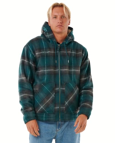 Rip Curl Men's Classic Surf Sherpa Lined Check Jacket
