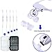 Headband Magnifier Glasses LED Magnifying Loupe Head Mount Magnifier Hands—Free Bracket and Headband are Interchangeable 5 Replaceable Lenses1.0X,1.5X,2.0X,2.5X,3.5X (Upgraded Version)