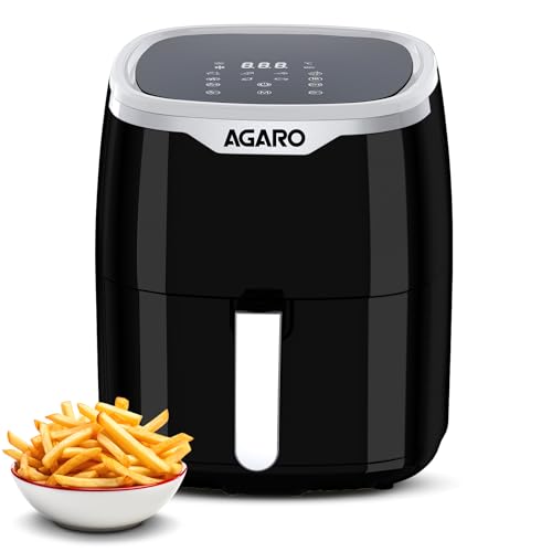 AGARO Galaxy Digital Air Fryer For Home, 4.5L, Electric Air Fryer...