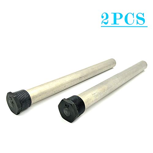 RV Anode Rod 2 Pack Magnesium Water Heater Tank Protectionï¼Œ9.25â€™â€™ Long Â¾â€™â€™ Threads Suburban for Hot Water Heaters,Sacrificial Anode Rod for Suburban Hot Water Heaters.