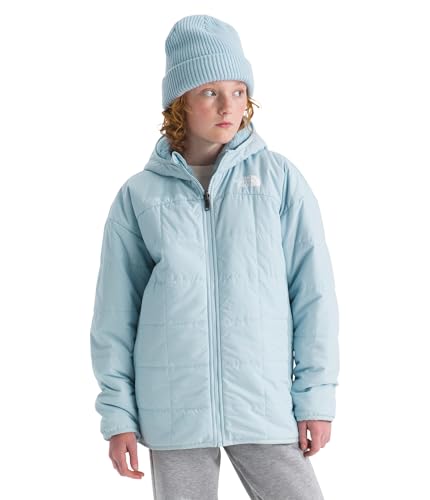 THE NORTH FACE Girls' Reversible Shasta Short Parka | Water Repellent Jacket With Synthetic Insulation, Fleece Lined
