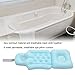 Bathtub Pillow Cushion - Soft Breathable Headrest for Adults, Comfortable Back Support Spa Accessory for Relaxing Baths