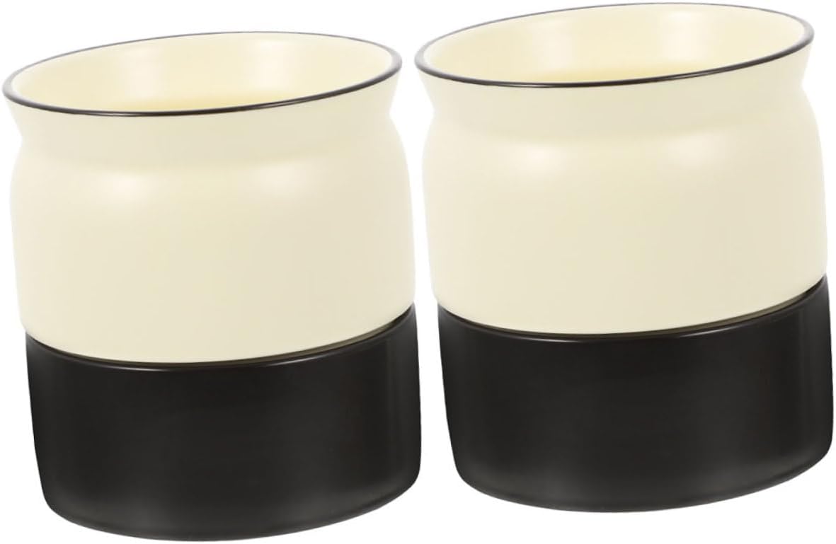 2pcs Cutlery Holder Stylish Kitchen Storage Buckets for Spoons Forks and Whisks for Countertop Organization and Decor