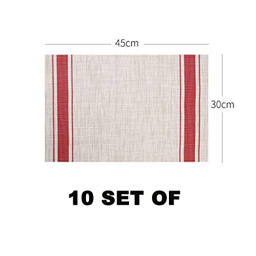 Sets de table lavables pour protéger la table des taches de sauce - 3